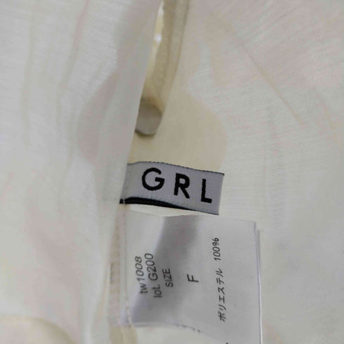 グレイル GRL シアーシャツブラウス 透かし レディース FREE