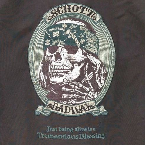 ショット Schott 23SS Schott×BADWAY TC WORK SHIRT BADWAY EMBROIDERY メンズ import:XL