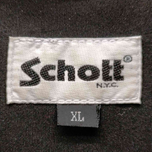 ショット Schott 23SS Schott×BADWAY TC WORK SHIRT BADWAY EMBROIDERY メンズ import:XL