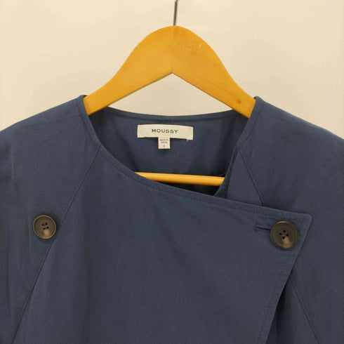 マウジー moussy 23SS COLLARLESS TRENCH COAT カラーレス トレンチ コート レディース JPN:2