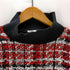 ザラ ZARA ハイネック ツイードニット レディース import:L