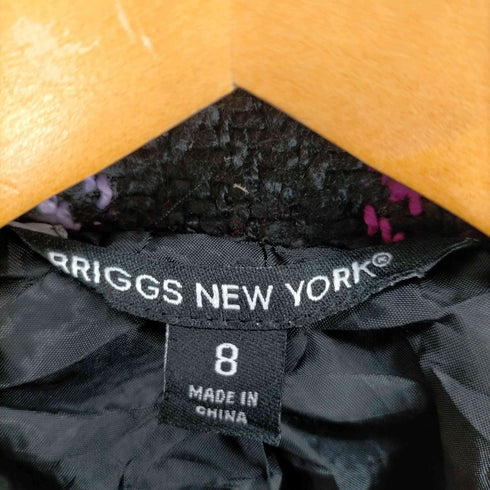 ブリッグスニューヨーク BRIGGS NEW YORK ツイードショートコート レディース US:8