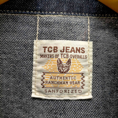 ティーシービージーンズ TCB JEANS デニムウエスタンシャツ メンズ