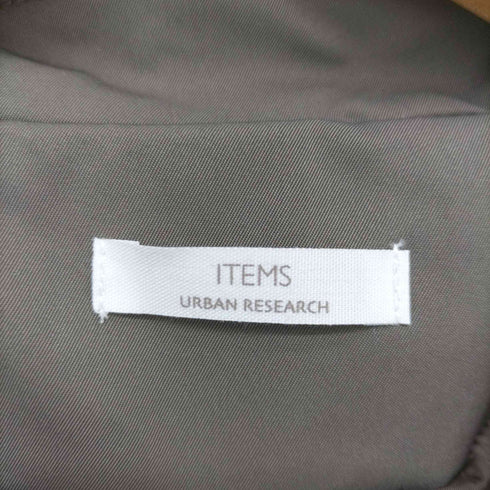 アイテムズ アーバンリサーチ ITEMS URBAN RESEARCH ロング トレンチ コート レディース FREE
