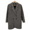 ザラ ZARA 千鳥柄 ハーフコート レディース import:M