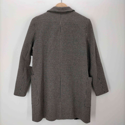 ザラ ZARA 千鳥柄 ハーフコート レディース import:M