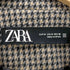 ザラ ZARA 千鳥柄 ハーフコート レディース import:M