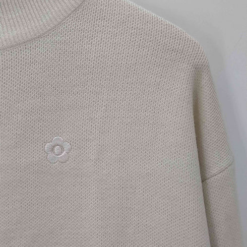 メアリークヮント MARY QUANT ロゴ刺繍 ニットワンピース レディース import:M