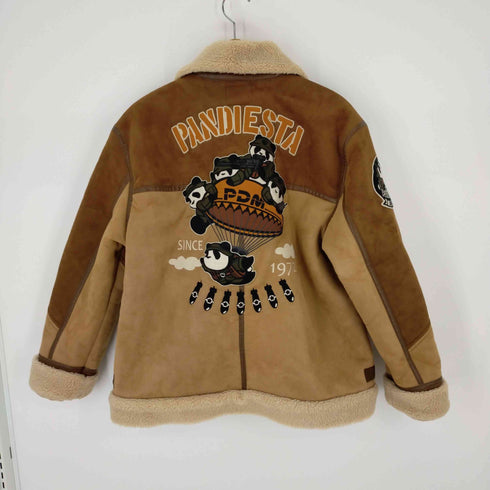 パンディエスタジャパン PANDIESTA JAPAN ワッペン刺繍ムートンジャケット メンズ import:XL