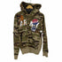 アヴィレックス AVIREX AIR CORPS CUSTOM SWEAT PARKA エアコープス カスタム スウェット ジップ パーカー カモ柄 メンズ import:XL