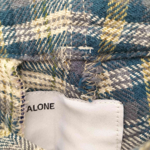 アローン ALONE 21AW PRINTED FLANNEL PANTS シルク混 イージーパンツ メンズ JPN:2