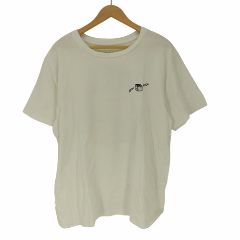ルーカ RVCA SMITH STREET Tattoo Tramp T-shirt コラボ アメトラ タトゥー プリント S/S Tシャツ メンズ import:L