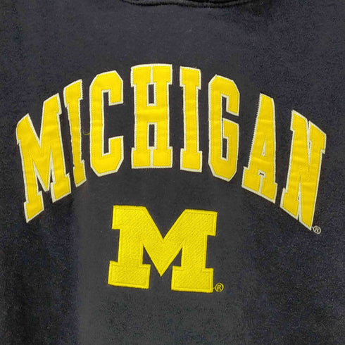 GENUINE STUFF MICHIGAN カレッジロゴ プルオーバーパーカー メンズ import:XL