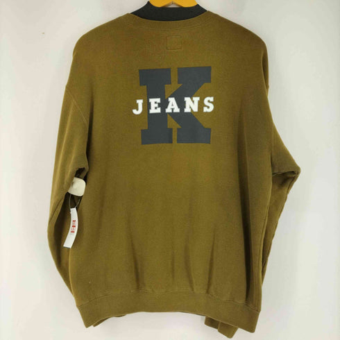 ケンゾージーンズ KENZO JEANS 両面プリントクルーネックスウェット メンズ FREE
