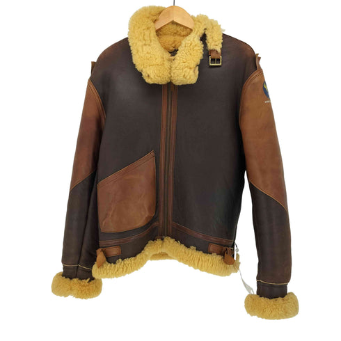 エアロレザー AERO LEATHER B-3  ムートンフライトジャケット 大戦 メンズ US:36