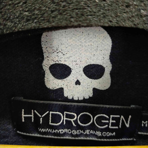 ハイドロゲン HYDROGEN フェルトロゴ半袖ポロシャツ メンズ import:M