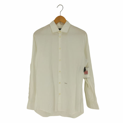 ディースクエアード DSQUARED2 ロゴプレートドレスシャツ メンズ EUR:46