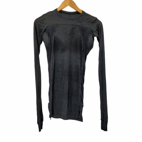 リックオウエンス RICK OWENS 17AW シルク100% L/S ロングカットソー レディース EUR:42