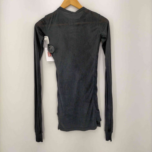 リックオウエンス RICK OWENS 17AW シルク100% L/S ロングカットソー レディース EUR:42