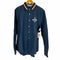 トミーヒルフィガー TOMMY HILFIGER 00S 襟リブ切替 ナンバリングロゴ L/Sシャツ メンズ import:L