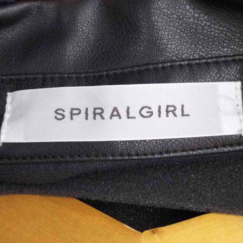 スパイラルガール SPIRALGIRL フェイクレザーシャツ レディース FREE
