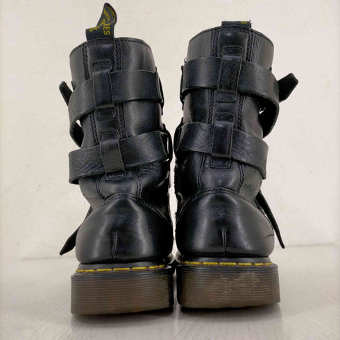 ヨウジヤマモトプールオム Yohji Yamamoto POUR HOMME ベルト付き ハイカットレザーブーツ メンズ UK:7