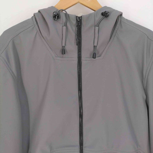 ザラ ZARA ジップアップ ソフトシェル マウンテンパーカー メンズ import:M