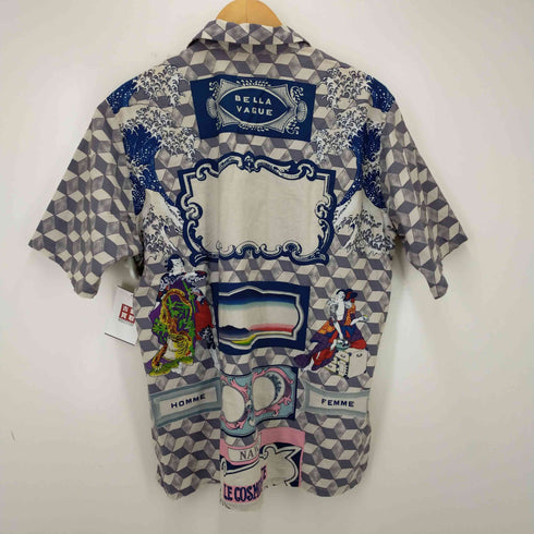 ボヘミアンズ BOHEMIANS 総柄 開襟アロハシャツ メンズ JPN:2