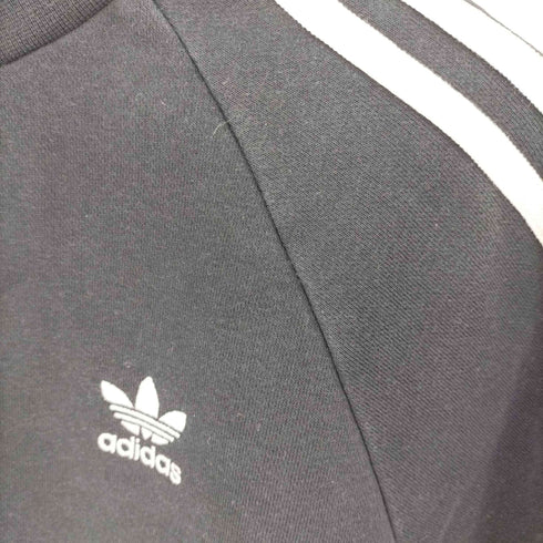 アディダスオリジナルス adidas Originals 3 STRIPES CREW トレフォイル ロゴ 刺繍 クルーネック スウェット レディース JPN:S