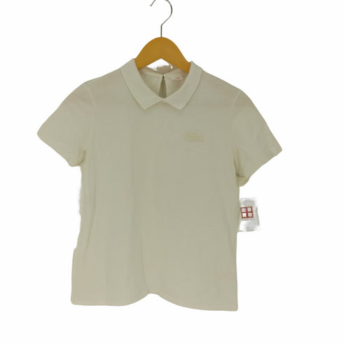 ラコステライブ Lacoste Live Women's Short Sleeve Polo 同色 ロゴ 刺繍 ポロシャツ レディース import:S
