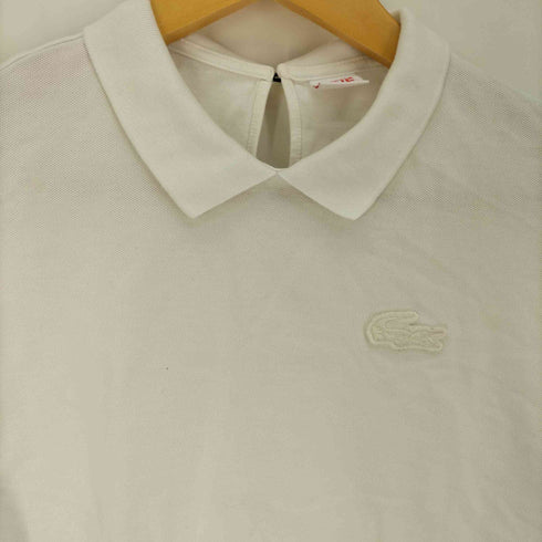 ラコステライブ Lacoste Live Women's Short Sleeve Polo 同色 ロゴ 刺繍 ポロシャツ レディース import:S