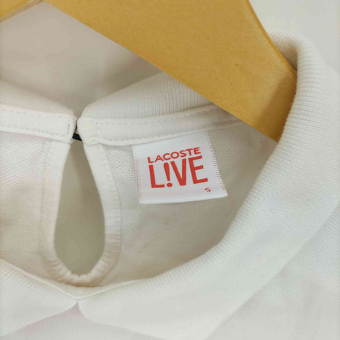 ラコステライブ Lacoste Live Women's Short Sleeve Polo 同色 ロゴ 刺繍 ポロシャツ レディース import:S
