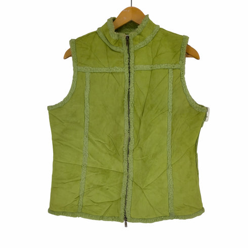 リズ クレイボーン LIZ Claiborne ボアラインジップベスト レディース JPN:M