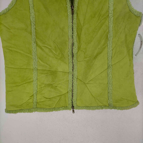 リズ クレイボーン LIZ Claiborne ボアラインジップベスト レディース JPN:M