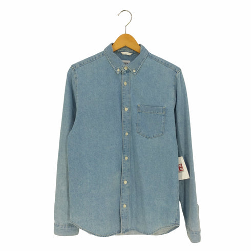 ザラ ZARA Basic Denim Shirt ボタンダウン ベーシックデニムシャツ メンズ import:S