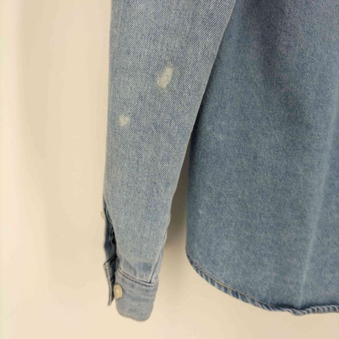ザラ ZARA Basic Denim Shirt ボタンダウン ベーシックデニムシャツ メンズ import:S