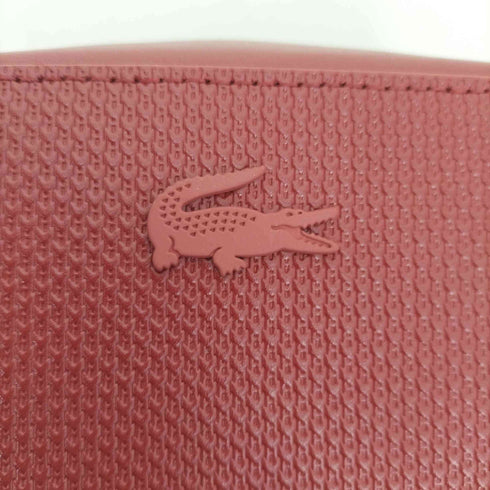 ラコステ LACOSTE CHANTACO シャンタコ レザー エンボス ショルダー バッグ サコッシュ レディース