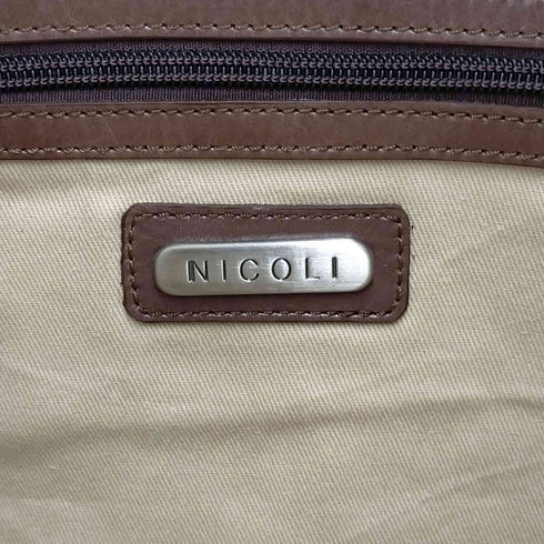 ニコリ NICOLI カーフスキンハンドバッグ レディース