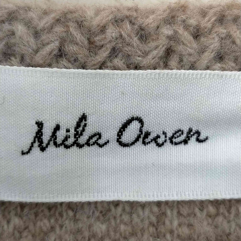 ミラオーウェン Mila Owen パイル編みショート丈金釦ニットジャケット レディース US:0-2