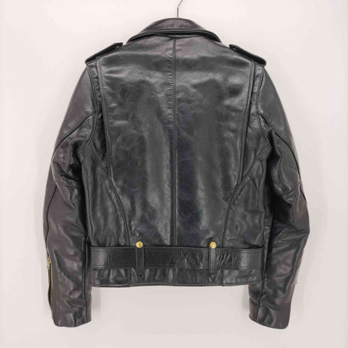 バンソン VANSON USA製 C2 裏地キルティング レザー 本革 ダブル ライダース ジャケット メンズ 34