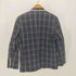 メゾンキツネ MAISON KITSUNE メゾンキツネ チェック柄ブレザー パイピングジャケット メンズ JPN:48
