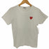 プレイコムデギャルソン PLAY COMME des GARCONS AD2018 PLAY CDG T-Shirt レッド ハートワッペン Tシャツ レディース JPN:M