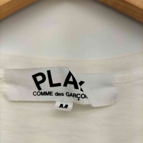 プレイコムデギャルソン PLAY COMME des GARCONS AD2018 PLAY CDG T-Shirt レッド ハートワッペン Tシャツ レディース JPN:M