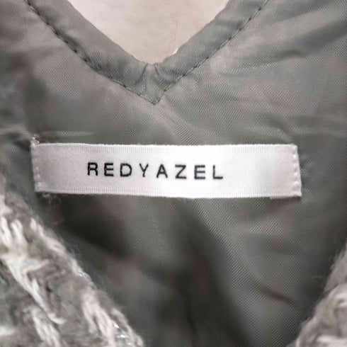 レディアゼル REDYAZEL 千鳥ツイードジップミニジャンスカ レディース M