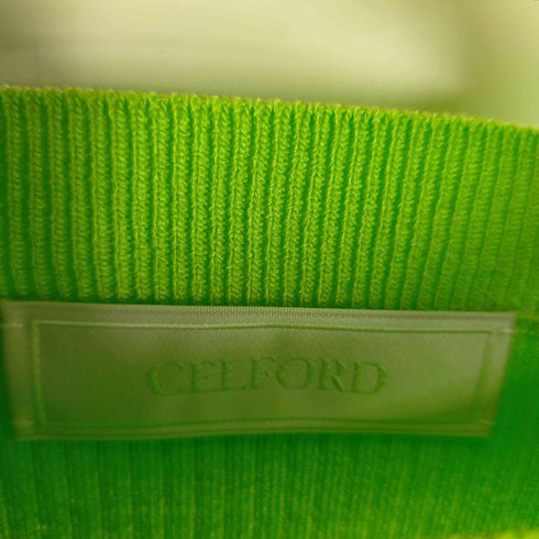 セルフォード CELFORD ギャザースリーブリブニットプルオーバー レディース JPN:38
