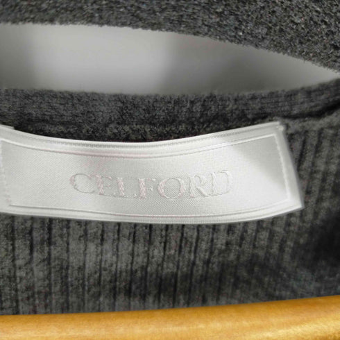 セルフォード CELFORD パフスリーブリブニット レディース JPN:38