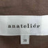 アナトリエ anatelier 二重織チェックタックフレアスカート レディース JPN:38