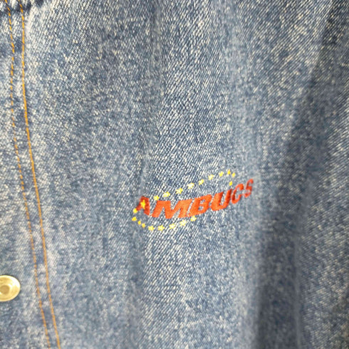 dunbmoke デニム切り替えスタジャン メンズ import:XL