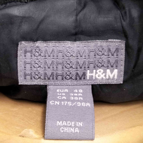 エイチアンドエム H&M スタンドカラー ウールコート メンズ 48