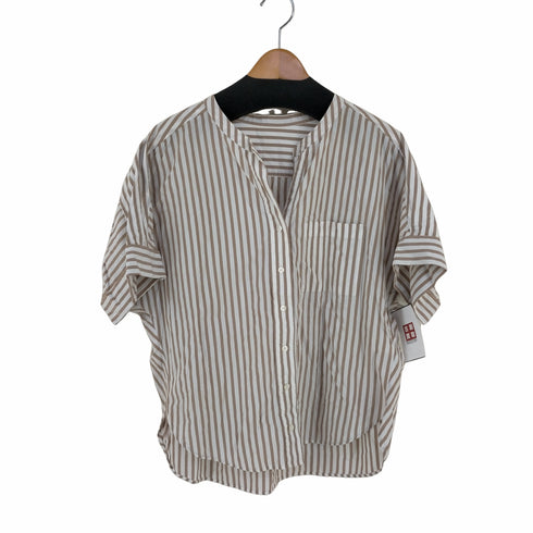 ユナイテッドアローズグリーンレーベルリラクシング UNITED ARROWS green label relaxing FM ブロード スキッパーシャツ レディース